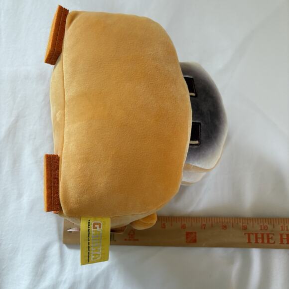 Plush Toaster Removable Happy Sad Toast & Masked Owl Gatcha Clawcade Edition 9” - Picture 13 of 15